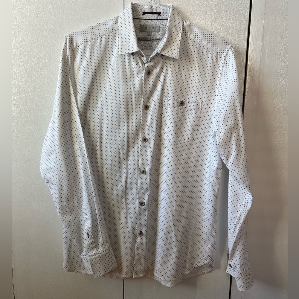 Ted Baker London Button Down Long Sleeve Dress Shirt with Pocket